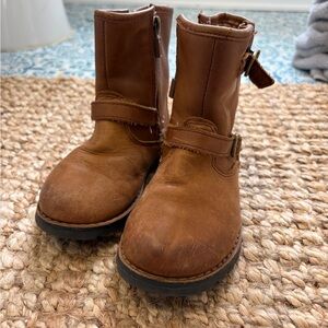 UGG toddle Plaid Lined Brown Boots